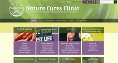 Desktop Screenshot of naturecuresclinic.com